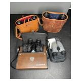 (4) BINOCULAR SETS - BUSHNELL, STELLAR, USCO