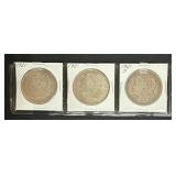 (3) 1921 MORGAN DOLLARS