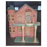 1995 BARBIE FOLDING VICTORIAN DOLL HOUSE