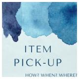 BIDDING INSTRUCTIONS: WHEN & WHERE IS PICKUP?