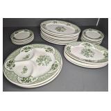 SYRACUSE CHINA - WAKEFIELD GREEN FLOWERS