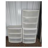 (3) STERILITE 3-DRAWER ORGANIZERS