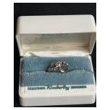 14K WHITE GOLD GENUINE .60 CARAT DIAMOND RING