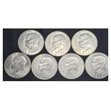 (7) 1971 EISENHOWER DOLLARS