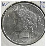 1922 PEACE SILVER DOLLAR