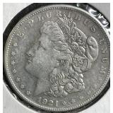 1921 MORGAN SILVER DOLLAR