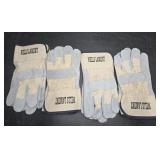 WELLS LAMONT LEATHER WORK GLOVES