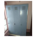 3 DOOR LOCKER SECTION *LOCATED UPSTAIRS IN HOUSE