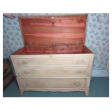 TALL LANE CEDAR CHEST WITH BOTTOM DRAWER