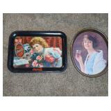 (2) COCA COLA TRAYS