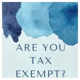 BIDDING INSTRUCTIONS: ARE YOU TAX EXEMPT?