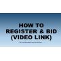 HOW TO REGISTER & BID: *Read, don't bid here*