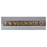 Woolworth Trade Sign