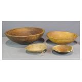 19th c. Wooden Bowls