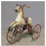 Folk Art Horse Tricycle