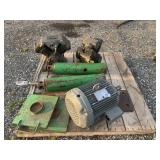 ELECT MOTOR, 2 RAMS AND 2 OLD AIR MOTORS - SCRAP