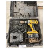 DEWALT CORDLESS 18V DRILL AND CASE