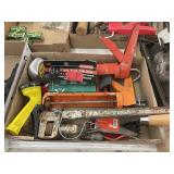 CAULK GUN, PIPE WRENCH