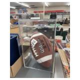 FUZZY THURSTON AUTOGRAPHED FOOTBALL