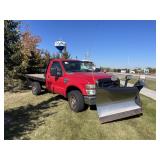 2008 FORD F-250 SUPER DUTY WITH V-PLOW!!