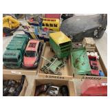 3 BOXES - KID TOYS AND TRUCKS