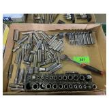 1/4IN SOCKET SET COLLECTION AND RATCHET