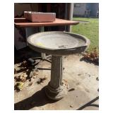 CONCRETE BIRD BATH