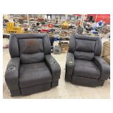 MATCHING OVERSIZED SITTING CHAIRS