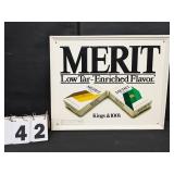 Metal 17 1/2"x21 1/2" Merit Sign