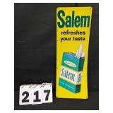 Salem 8"x22" Metal Sign