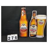 2 Amstel Light Metal Signs