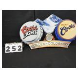 Coors Golden Colorado 16"x29" Metal Sign