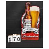 Budweiser 12"x24" Metal Sign