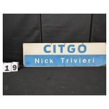 Metal 12"x42" Citgo Sign