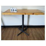 24"x48" Natural Wood Cafe Table