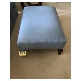 Large upholstered footstool