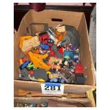 Box lot of toysAnd parts