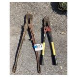 Two pair bolt cutters