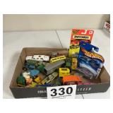 Vintage box lot of toy cars