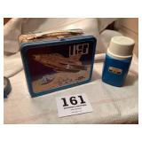 1973 UFO thermos metal lunchbox with tagalong