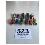 Miscellaneous metal toy cars