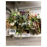 Lot of Artificial Flowers Craft Decorations