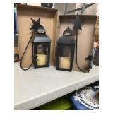 Lantern and candle holder