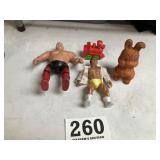 Toy lot Wrestling figures and other items