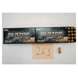 CCI BLAZER AMMUNITION 9MM LUGER 115 GR FMJ BRASS