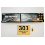 CCI BLAZER AMMUNITION 9MM LUGER 115 GR FMJ BRASS