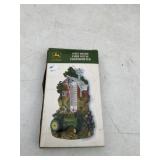 John Deere farm scene thermometer