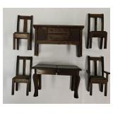 c1900 1:12 Dollhouse Miniature Furniture