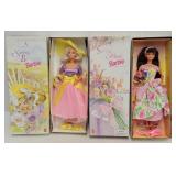 (2) Mattel "Spring"  Barbie Dolls