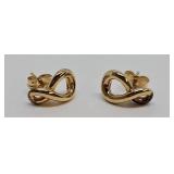 14KT Gold Figure 8 Earrings (0.7)